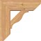 Ekena Millwork Funston Slat Smooth Bracket w/ Offset Brace, Western Red Cedar, 7 1/2"W x 22"D x 22"H BKT0806X22X22FST06SWR - alternate 3
